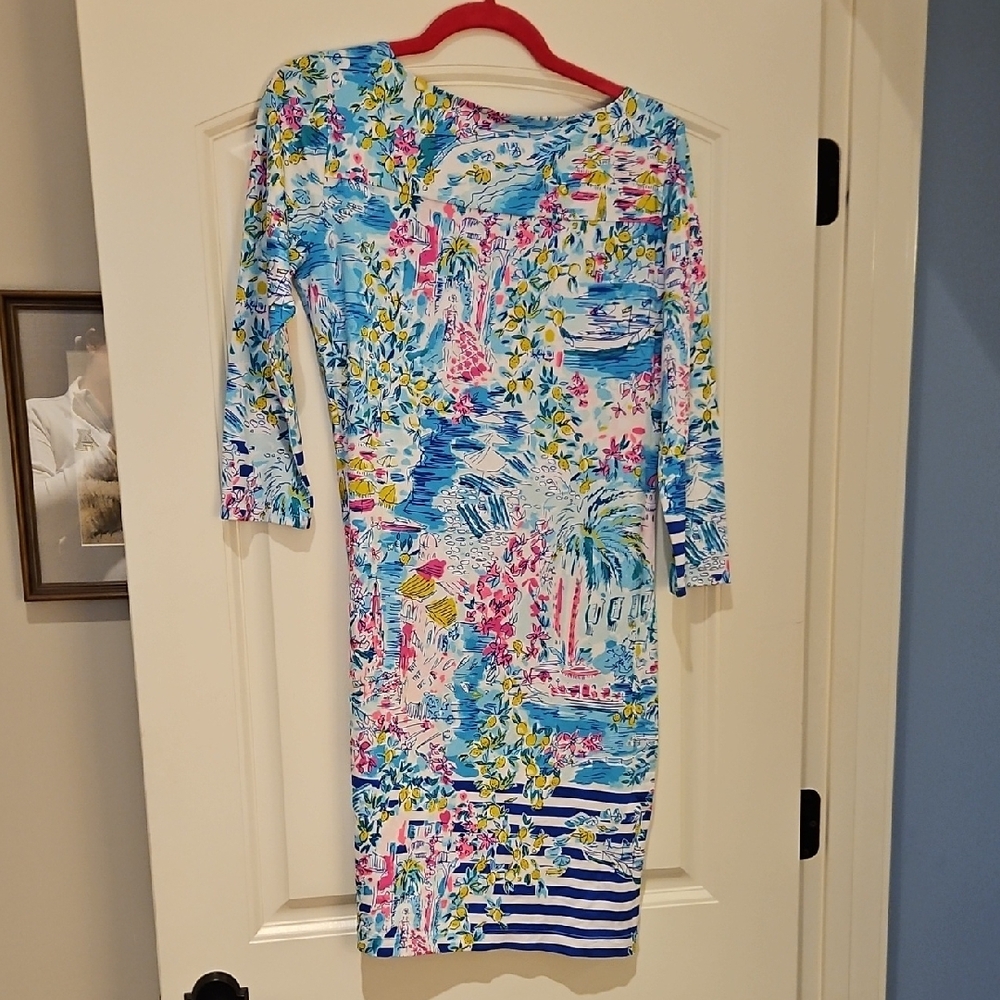 NWT Lilly Pulitzer Postcards From Positano Pearson Dress - Picture 3 of 5